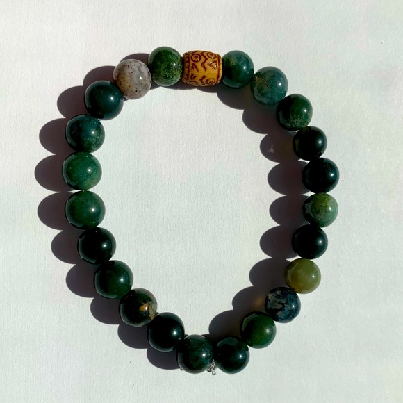 Fancy Jasper Handmade Bracelet | Genuine stone - Picture 1 of 2